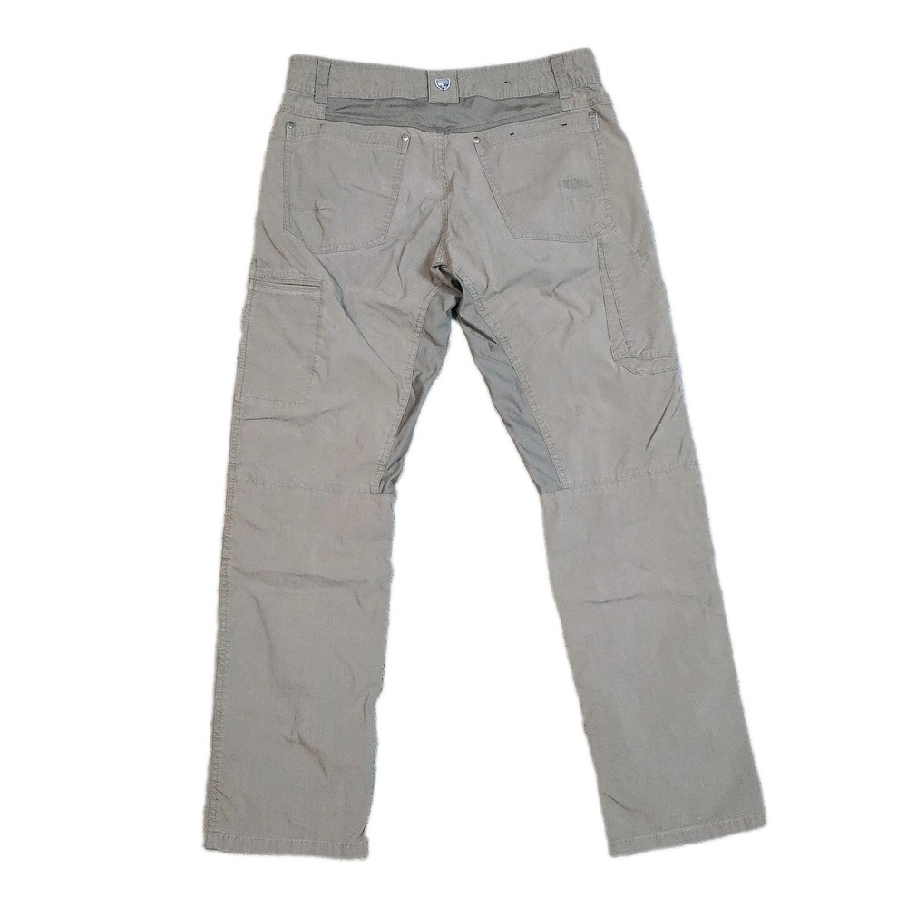 Kuhl Legendary Pants Mens 32x32 Brown Khaki Exoskeleton Outdoor Hiking Stretch - Picture 2 of 9